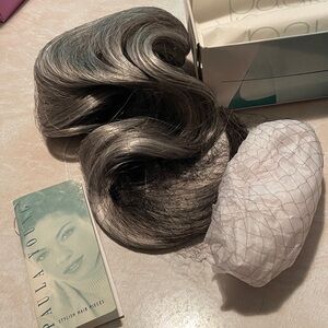 Paula Young Long Layered Ponytail Silver Gray Hair Piece with Clip